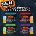 Mango Dippers 1-Pack (Blue Razz, Green Apple, Grape, Cherry): 1-Pack Blue Razz