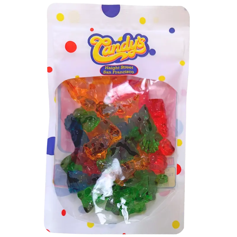 3-D Dinosaures Gummies Pouch Candy's