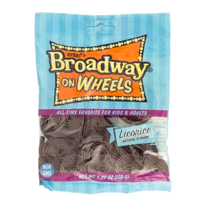 Broadway Licorice Wheels (Prepackaged)