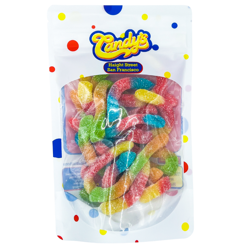 Sour Gummy Worms Pouch
