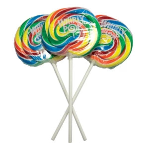 Whirly Pop Rainbow Lollipop 3 inch, 1.5 oz