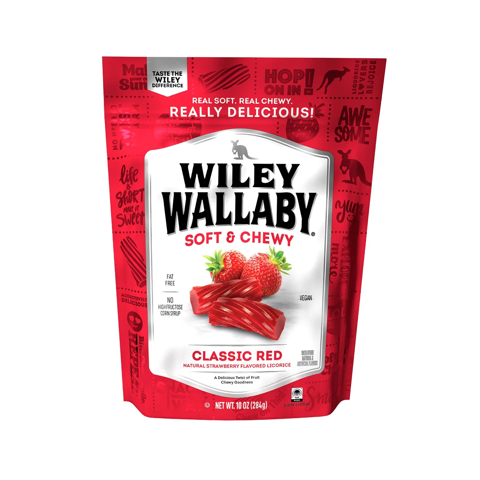 Wiley Wallaby Classic Red Licorice 10 Oz