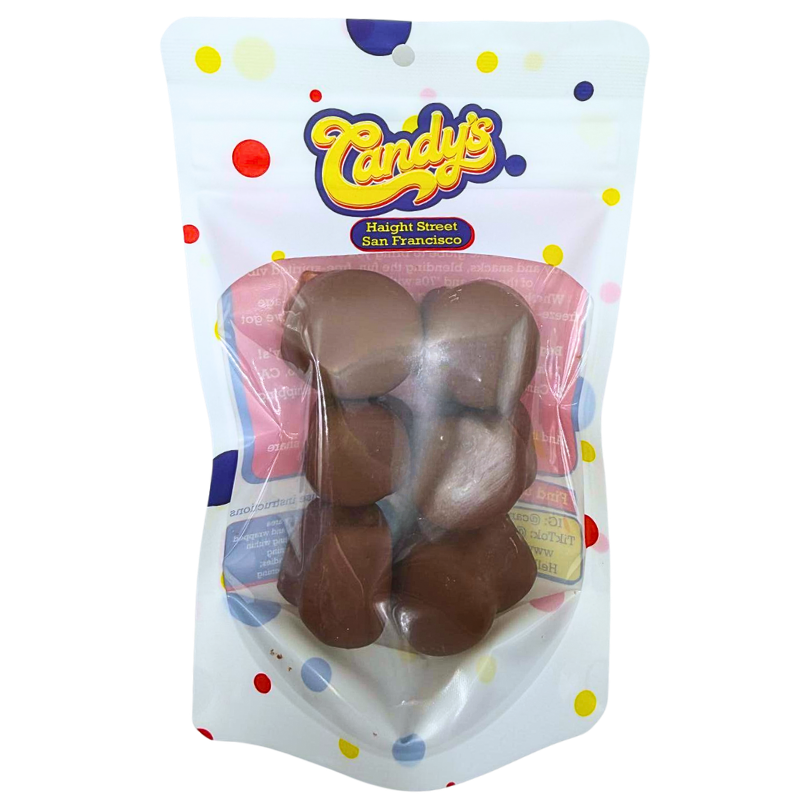 Chocolate Covered Marshmallows with Caramel Pouch