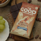 The Good Chocolate Salted Almonds Dark