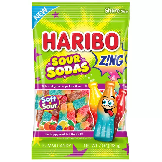 Haribo Sour Sodas