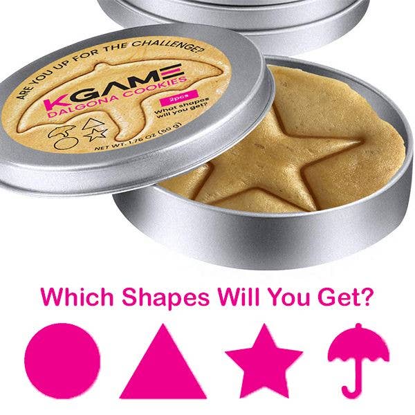 KGAME Dalgona Cookie Tin (2 Cookies)  Viral Season 1 in PDQ