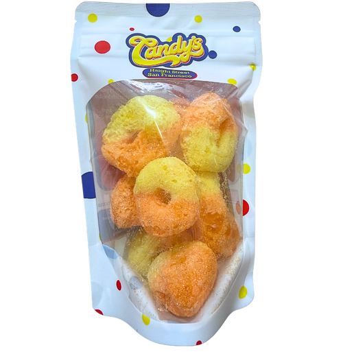 Freeze Dried Peach O's Pouch Candy's