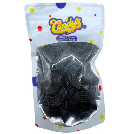 Black Licorice Broadway Wheels Pouch Candy's