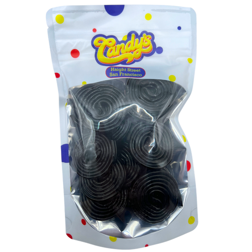 Black Licorice Broadway Wheels Pouch Candy's