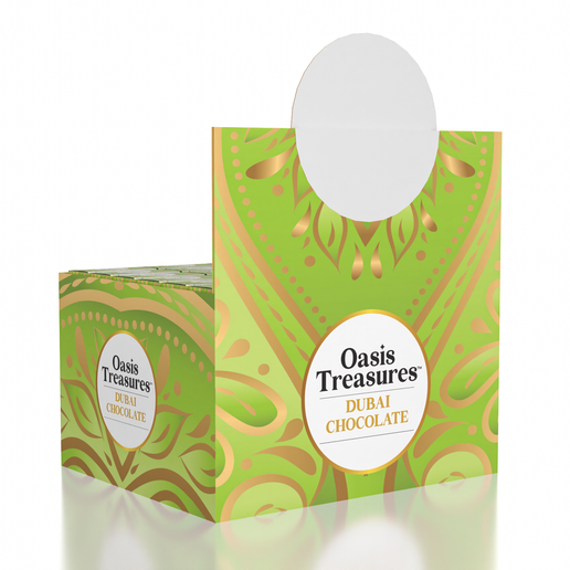 Dubai Chocolate Bar Pistachio by Oasis Treasures Made in USA Candy's