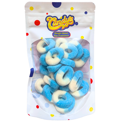 Blue Raspberry Rings Pouch Candy's