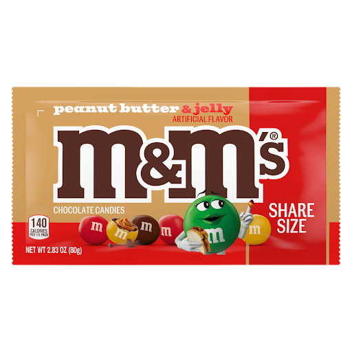 M&M's Candy Share Size Peanut Butter & Jelly